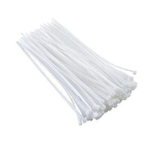 10Inch Nylon Self Locking Cable Ties, Heavy Duty Strong Zip Wire Tie. Pack of 100 - Black